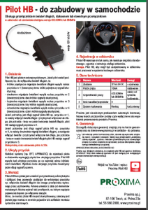 Instrukcja pilota HB
