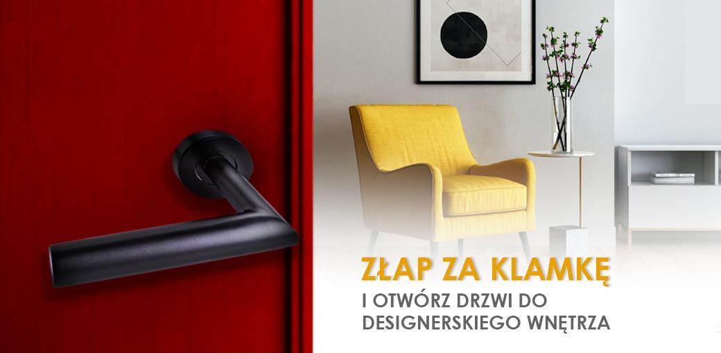 Klamki do drzwi. Czarne klamki do drzwi