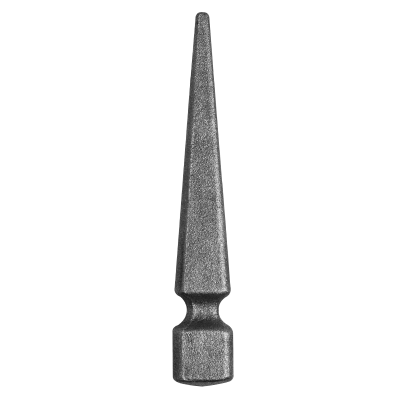 Grot stalowy kuty 25x25 mm H160 x L25 mm