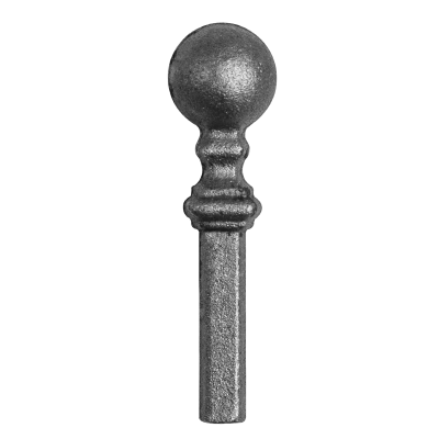 Grot stalowy kuty 12x12 mm H95 x L27 mm
