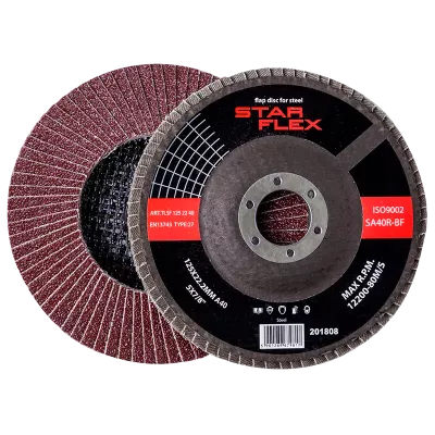 FLAP DISC STEEL T29 125-22 GRAN 40