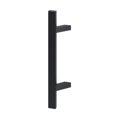 Pochwyt do drzwi jednostronny, prostokątny, mocowanie 45&deg; - 300 x 500 mm (AISI304, uniwersalny, czarny)