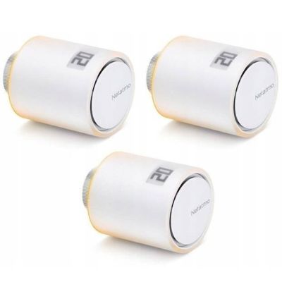 Zestaw 3 głowic termostatycznych Netatmo NBU-NAV