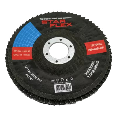 FLAP DISC T29 125-22 GRAN 120 INOX