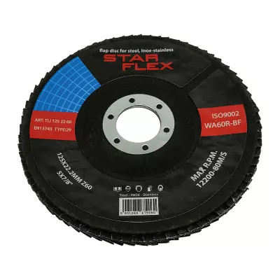 FLAP DISC T29 125-22 GRAN 40 INOX