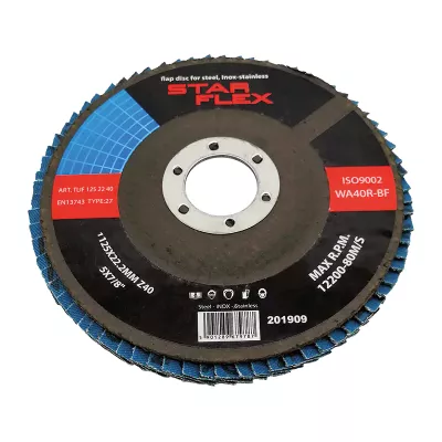 FLAP DISC T29 125-22 GRAN 80 INOX