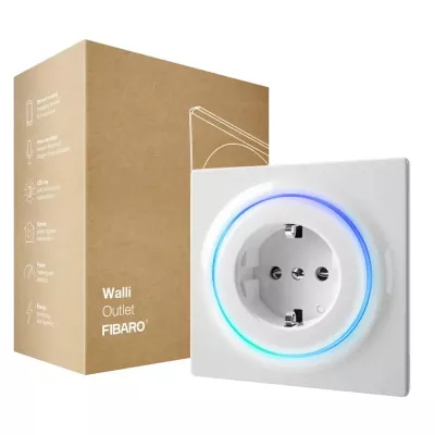 Gniazdko FIBARO Walli Single EU biały (FGWOF-011)