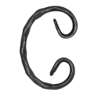 Spirala kuta fakturowana typu C 12x6 mm H80 x L55 mm