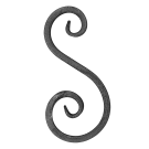 Spirala kuta typu S 12x12 mm H250 x L120 mm