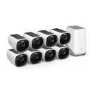 Bezprzewodowy system kamer Eufy S330 - 8 x kamera EufyCam 3 + stacja bazowa HomeBase