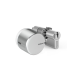 Zdjęcie Zestaw inteligentny zamek Tedee Lock GO2 (aluminium) srebrny z białym przyciskiem + wkładka Gerda SLR SLR 30-61/30 mm z zębatką (typ B)