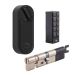 Zdjęcie Inteligentny zamek Yale Linus Smart Lock L2 czarny - zestaw z klawiaturą numeryczną Yale - Smart Keypad oraz regulowaną wkładką Linus® Smart Lock
