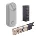 Zdjęcie Inteligentny zamek Yale Linus Smart Lock L2 srebrny - zestaw z klawiaturą numeryczną Yale - Smart Keypad oraz regulowaną wkładką Linus® Smart Lock