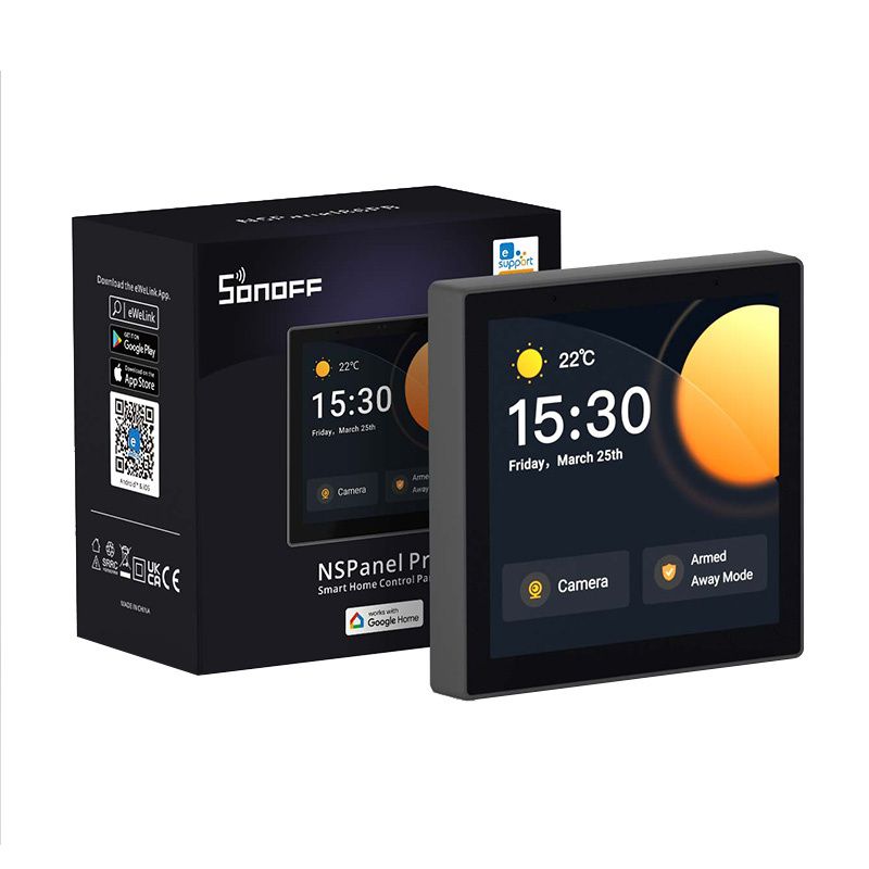 Panel sterowania WiFi/Bluetooth/ZigBee Matter SONOFF NSPanel Pro (czarny)