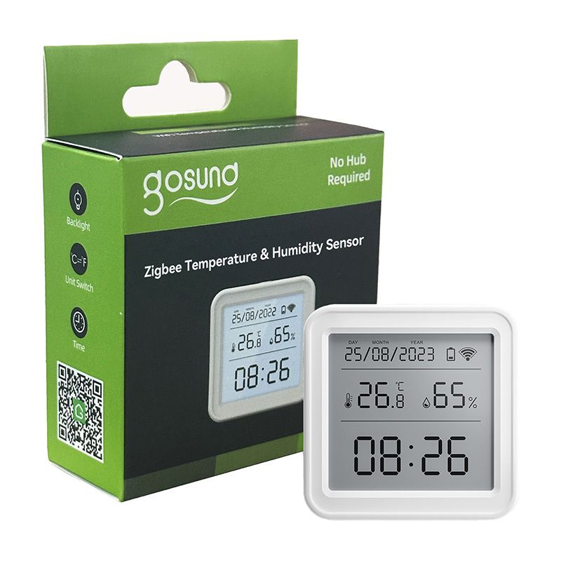 Inteligentny czujnik temperatury i wilgotności Zigbee Gosund ST17 LCD Tuya