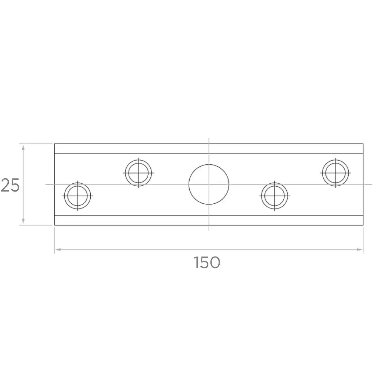 MOUNTING PLATE 25 (100)