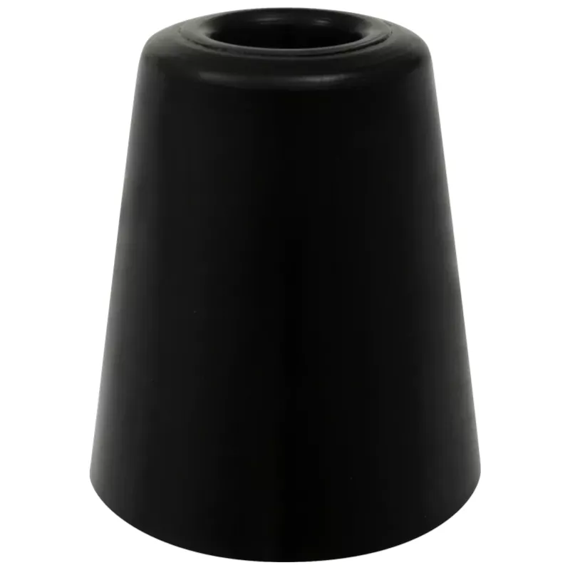 Door bumper - rubber  large fi 49mm black (10)