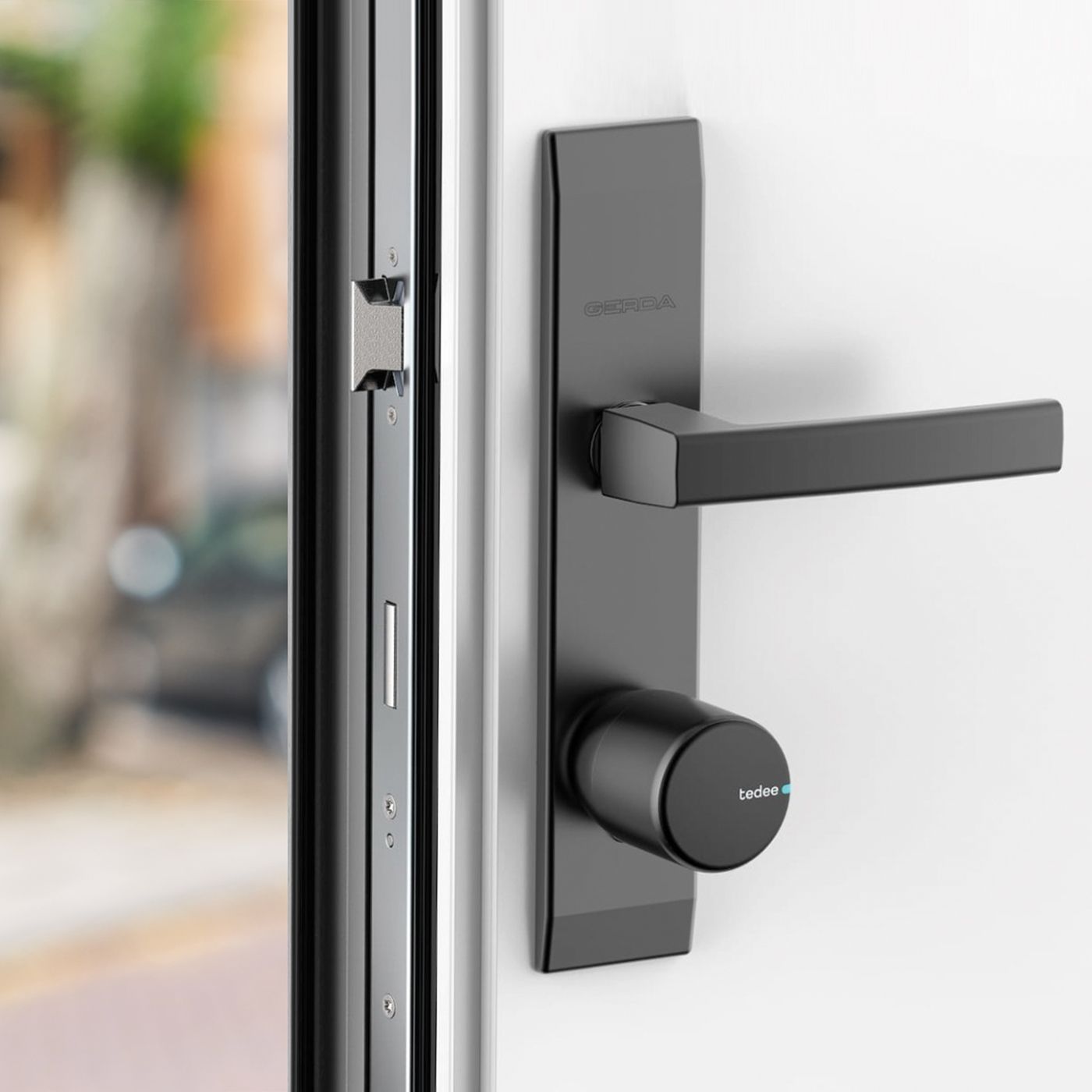 Inteligentny zamek Tedee Lock PRO – grafitowy Inteligentny zamek Tedee Lock PRO – grafitowy