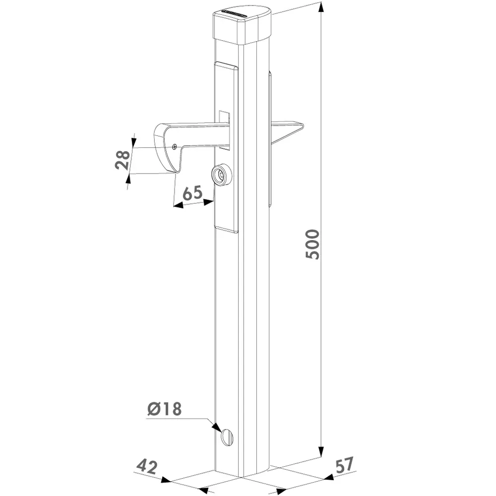 Welding box for H-METAL-WB locks