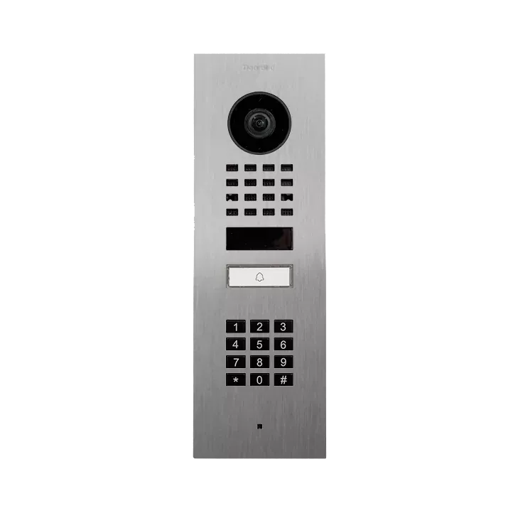 Wideodomofon IP DoorBird D1101KV (PoE / WiFi) (montaż podtynkowy, sterowanie elektrozaczepem) stal nierdzewna V2A, szczotkowana