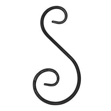 Spirala kuta typu S 12x6 mm H330 x L130 mm