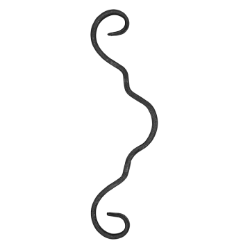 Spirala kuta typu E 12x6 mm H250 x L75 mm