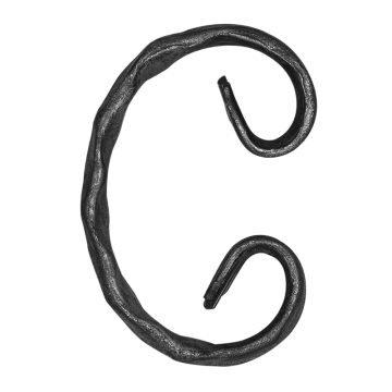 Spirala kuta fakturowana typu C 12x6 mm H80 x L55 mm