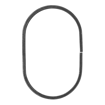 Owal kuty 12x6 mm H190 x L120 mm