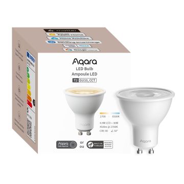 Żarówka LED AQARA LED Bulb T2 CCT GU10, 450lm, 4.9W (LB-L03E)