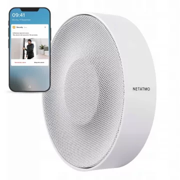 Inteligentny Alarm Domowy Syrena 110 dB Netatmo NIS