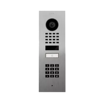 Wideodomofon IP DoorBird D1101KV (PoE / WiFi) (montaż podtynkowy, sterowanie elektrozaczepem) stal nierdzewna V2A, szczotkowana
